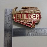 Builder vintage belt buckle – with ruler for size