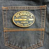 Casing Scraper Ventura California vintage belt buckle – on jeans back pocket