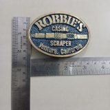 Casing Scraper Ventura California vintage belt buckle – with ruler for size