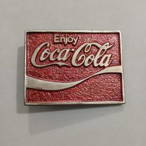 Coca-Cola vintage belt buckle – front view