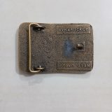 Comet Drilling Company vintage belt buckle – back view