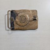 Conoco Chocolate Bayou 1982 vintage belt buckle – back view