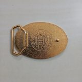 Conoco Domestic Marine Division vintage belt buckle – back view