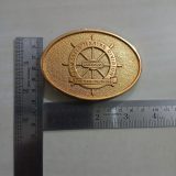 Conoco Domestic Marine Division vintage belt buckle – with ruler for size