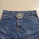 Country 105 CKRY FM vintage belt buckle – worn on belt with jeans