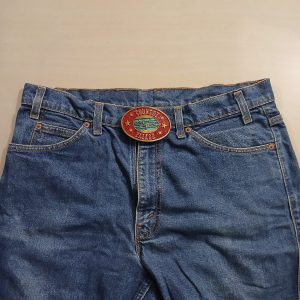 Country Palace vintage belt buckle – worn on belt with jeans