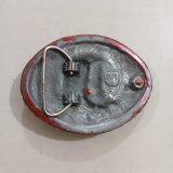 Cowboy Boot vintage belt buckle – back view
