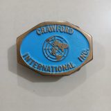 Crawford International Inc vintage belt buckle – front view