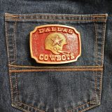 Dallas Cowboys Helmet vintage belt buckle – on jeans back pocket