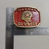 Dallas Cowboys Helmet vintage belt buckle – with ruler for size