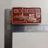 Deseret Bonanza 1 Foster Wheeler vintage belt buckle – with ruler for size