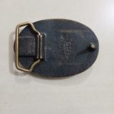 Dirt Biking vintage belt buckle – back view