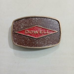 Dowell vintage belt buckle – front view
