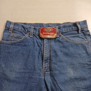 DuPont Automotive Refinish vintage belt buckle – worn on belt with jeans