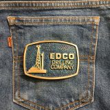 EDCO Drilling Company vintage belt buckle – on jeans back pocket