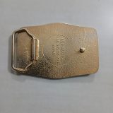El Paso Safety Comes Natural vintage belt buckle – back view
