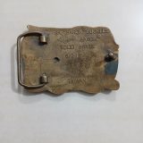 Electrician vintage belt buckle – back view