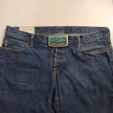 Exxon Beaufort Sea Drilling vintage belt buckle – worn on belt with jeans