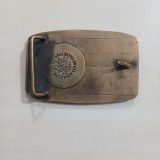 Exxon Beaufort Sea Drilling vintage belt buckle – back view
