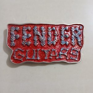 Fender Guitars vintage belt buckle – front view