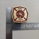Fire Dept vintage belt buckle – with ruler for size