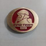 First Team MSA vintage belt buckle – front view