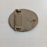 First Team MSA vintage belt buckle – back view