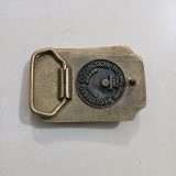Florida Alligator vintage belt buckle – back view