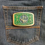 Fluor Arabia Ltd Al Jubail vintage belt buckle – on jeans back pocket