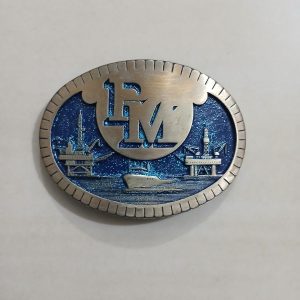 FM Offshore vintage belt buckle – front view