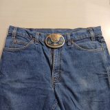 FM Offshore vintage belt buckle – worn on belt with jeans