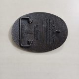 FM Offshore vintage belt buckle – back view