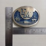 FM Offshore vintage belt buckle – with ruler for size