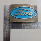 Ford vintage belt buckle – with ruler for size