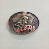 Gandalf vintage belt buckle – front view