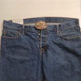 Gandalf vintage belt buckle – worn on belt with jeans