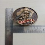 Gandalf vintage belt buckle – with ruler for size