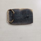 Geometric Pattern vintage belt buckle – back view