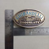 Ghirardelli Chocolate vintage belt buckle – with ruler for size