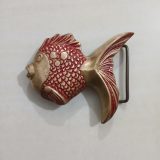 Goldfish vintage belt buckle – front view
