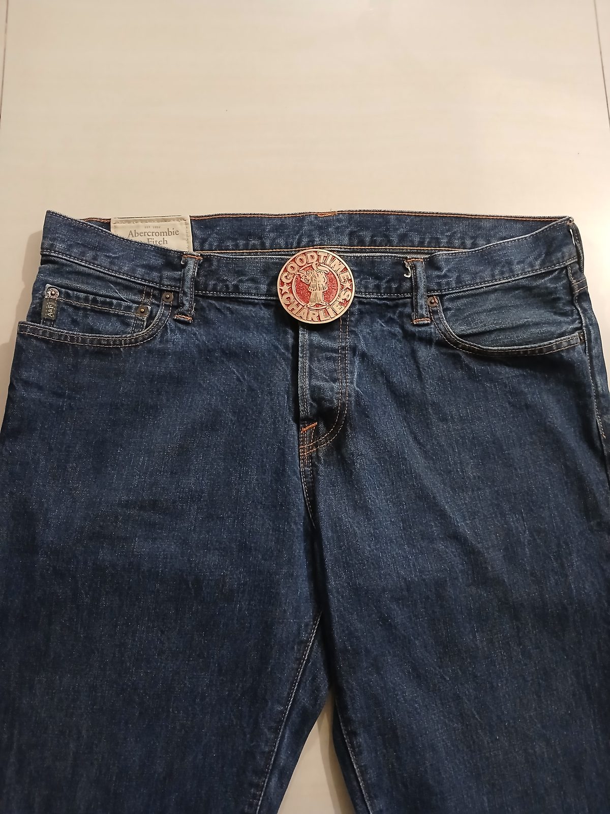 Good Time Charlies Vintage Belt Buckle – Worn on belt with jeans Good Time Charlies vintage belt buckle – worn on belt with jeans