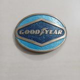 Goodyear vintage belt buckle – front view