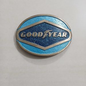 Goodyear vintage belt buckle – front view