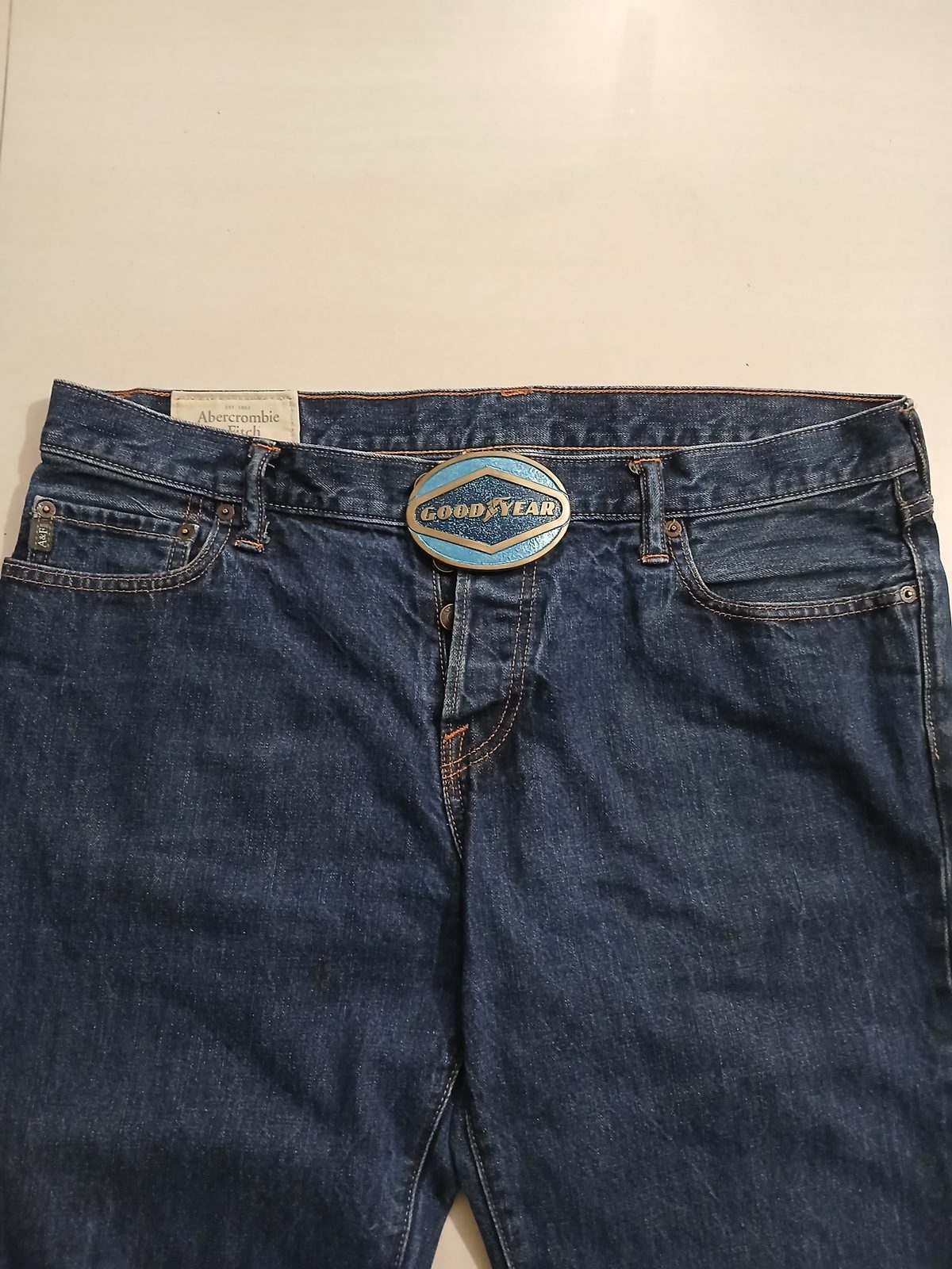 Goodyear Vintage Belt Buckle – Worn on belt with jeans Goodyear vintage belt buckle – worn on belt with jeans