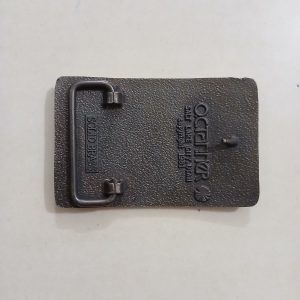 Grace Drilling Company vintage belt buckle – back view