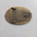 Green Drilling vintage belt buckle – back view