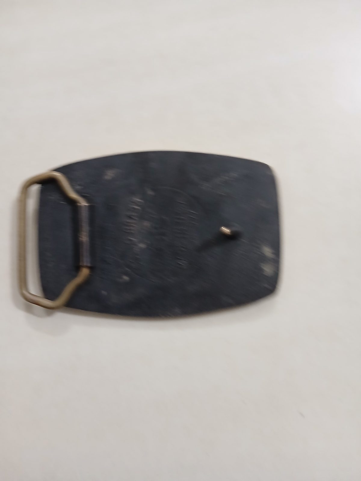 Harley-Davidson 75th Anniversary 1903-1978 Vintage Belt Buckle – Back view Harley-Davidson 75th Anniversary 1903-1978 vintage belt buckle – back view