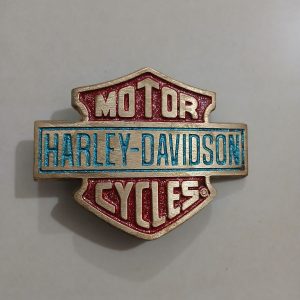 Harley-Davidson Bar Shield vintage belt buckle – front view