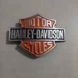 Harley-Davidson Bar Shield vintage belt buckle – front view