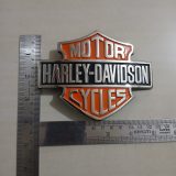 Harley-Davidson Bar Shield vintage belt buckle – with ruler for size